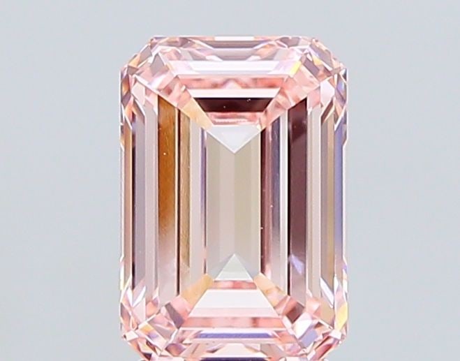 Loose Diamond - EMERALD 3.04ct Fancy Intense Pink VS1: Loose Diamond - EMERALD 3.04ct Fancy Intense Pink VS1 Source: This is a real non-mined Diamond that has been grown in a lab Shape: EMERALD Carats: 3.04 Color: Fancy Intense Pink Certification: IGI Vid