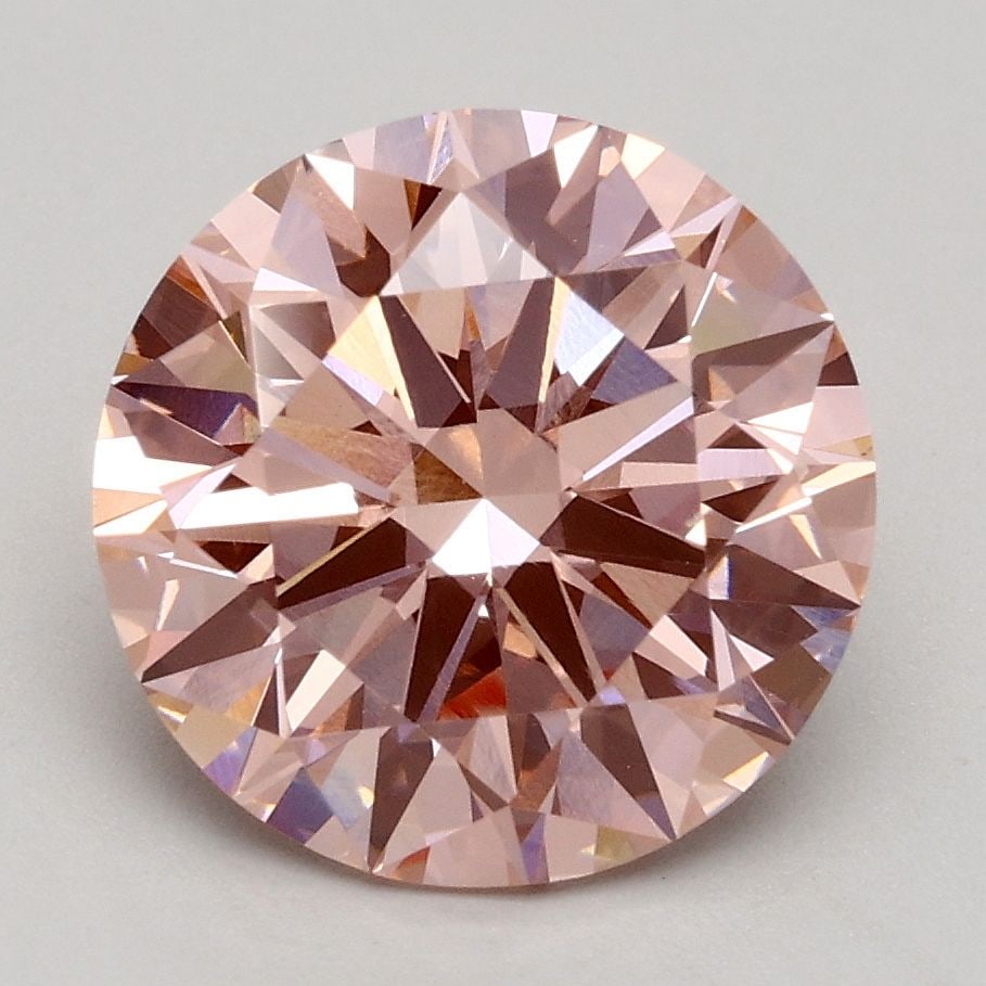 Ideal Loose Diamond - ROUND 2.5ct Fancy Intense Pink VS1: Ideal Loose Diamond - ROUND 2.5ct Fancy Intense Pink VS1 Source: This is a real non-mined Diamond that has been grown in a lab Shape: ROUND Carats: 2.5 Color: Fancy Intense Pink Certification: IGI Vid