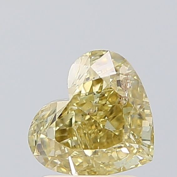Loose Diamond - HEART 1.51ct Fancy Intense Yellow SI1: Loose Diamond - HEART 1.51ct Fancy Intense Yellow SI1 Source: This is a real non-mined Diamond that has been grown in a lab Shape: HEART Carats: 1.51 Color: Fancy Intense Yellow Certification: IGI Vid