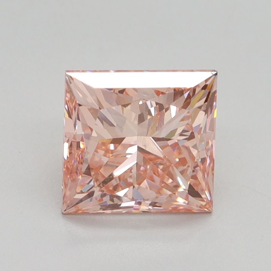 Loose Diamond - PRINCESS 2.0ct Fancy Intense Pink SI1: Loose Diamond - PRINCESS 2.0ct Fancy Intense Pink SI1 Source: This is a real non-mined Diamond that has been grown in a lab Shape: PRINCESS Carats: 2.0 Color: Fancy Intense Pink Certification: IGI Vid