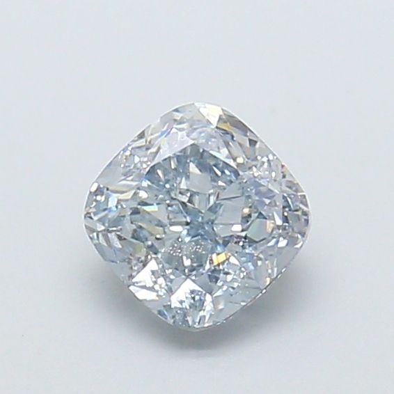Loose Diamond - CUSHION MODIFIED 1.02ct Fancy Light Gray Blue VS2: Loose Diamond - CUSHION MODIFIED 1.02ct Fancy Light Gray Blue VS2 Source: This is a real non-mined Diamond that has been grown in a lab Shape: CUSHION MODIFIED Carats: 1.02 Color: Fancy Light Gray Blu