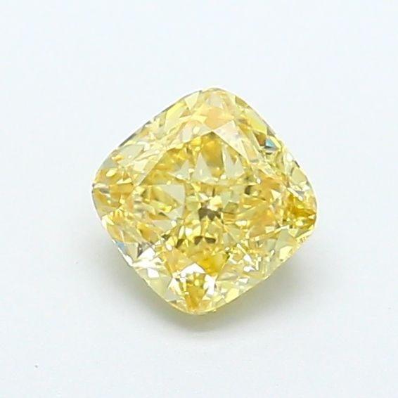 Loose Diamond - CUSHION MODIFIED 1.02ct Fancy Yellow VS2: Loose Diamond - CUSHION MODIFIED 1.02ct Fancy Yellow VS2 Source: This is a real non-mined Diamond that has been grown in a lab Shape: CUSHION MODIFIED Carats: 1.02 Color: Fancy Yellow Certification: I