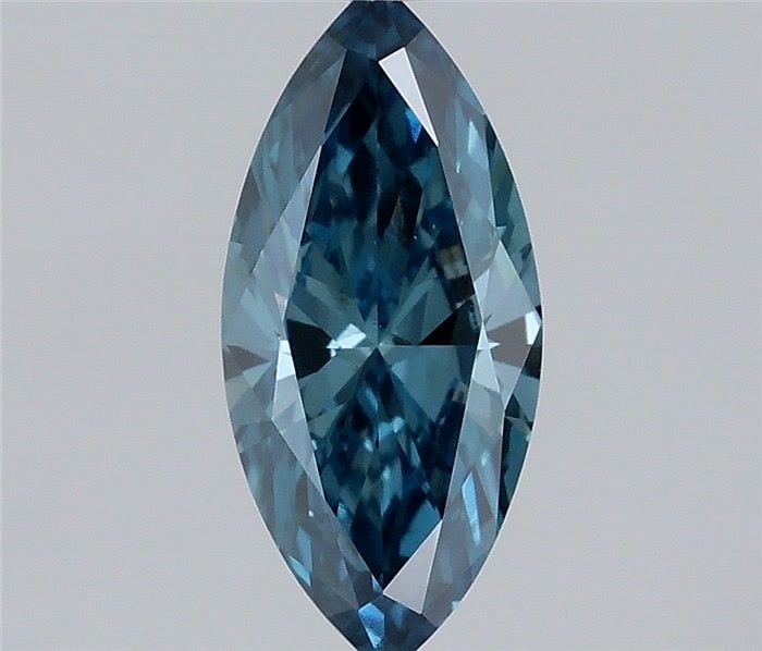 Loose Diamond - MARQUISE 0.42ct Fancy Vivid Blue VS2: Loose Diamond - MARQUISE 0.42ct Fancy Vivid Blue VS2 Source: This is a real non-mined Diamond that has been grown in a lab Shape: MARQUISE Carats: 0.42 Color: Fancy Vivid Blue Certification: IGI Video