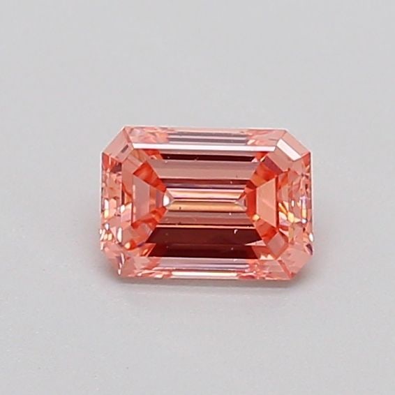 Loose Diamond - EMERALD 0.35ct Fancy Intense Pink VS2: Loose Diamond - EMERALD 0.35ct Fancy Intense Pink VS2 Source: This is a real non-mined Diamond that has been grown in a lab Shape: EMERALD Carats: 0.35 Color: Fancy Intense Pink Certification: IGI Vid