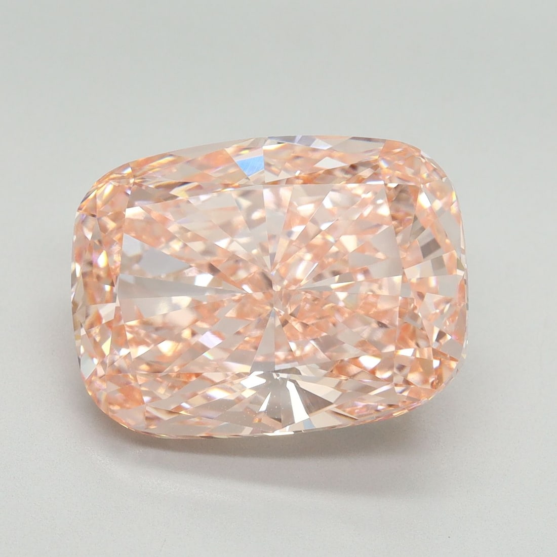 Loose Diamond - CUSHION MODIFIED 10.15ct Fancy Intense Pink VS1: Loose Diamond - CUSHION MODIFIED 10.15ct Fancy Intense Pink VS1 Source: This is a real non-mined Diamond that has been grown in a lab Shape: CUSHION MODIFIED Carats: 10.15 Color: Fancy Intense Pink