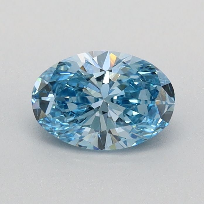 Loose Diamond - OVAL 0.47ct Fancy Vivid Blue VS2: Loose Diamond - OVAL 0.47ct Fancy Vivid Blue VS2 Source: This is a real non-mined Diamond that has been grown in a lab Shape: OVAL Carats: 0.47 Color: Fancy Vivid Blue Certification: IGI Video: