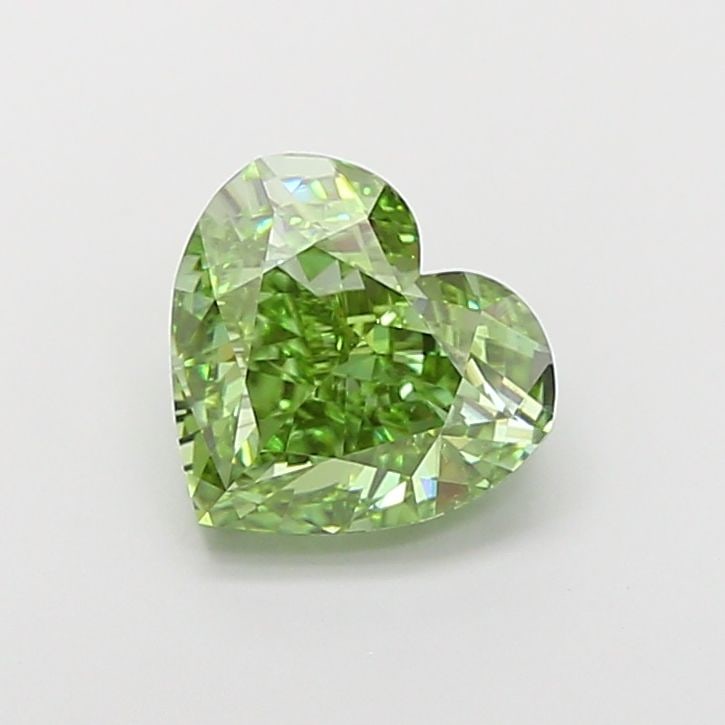 Loose Diamond - HEART 3.02ct Fancy Vivid Green VS2: Loose Diamond - HEART 3.02ct Fancy Vivid Green VS2 Source: This is a real non-mined Diamond that has been grown in a lab Shape: HEART Carats: 3.02 Color: Fancy Vivid Green Certification: IGI Video: