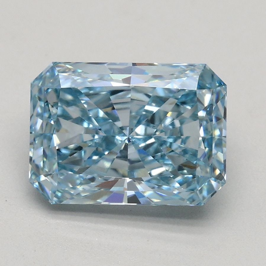 Loose Diamond - RADIANT 1.6ct Fancy Intense Blue VVS2: Loose Diamond - RADIANT 1.6ct Fancy Intense Blue VVS2 Source: This is a real non-mined Diamond that has been grown in a lab Shape: RADIANT Carats: 1.6 Color: Fancy Intense Blue Certification: IGI Vide