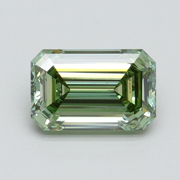 Loose Diamond - EMERALD 0.98ct Fancy Intense Green VVS2: Loose Diamond - EMERALD 0.98ct Fancy Intense Green VVS2 Source: This is a real non-mined Diamond that has been grown in a lab Shape: EMERALD Carats: 0.98 Color: Fancy Intense Green Certification: IGI 