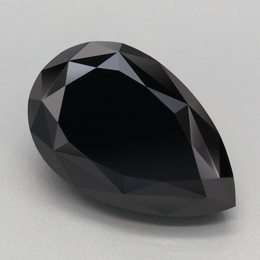 Loose Diamond - PEAR 1.74ct Fancy Black: Loose Diamond - PEAR 1.74ct Fancy Black Source: This is a real non-mined Diamond that has been grown in a lab Shape: PEAR Carats: 1.74 Color: Fancy Black Certification: IGI Video: