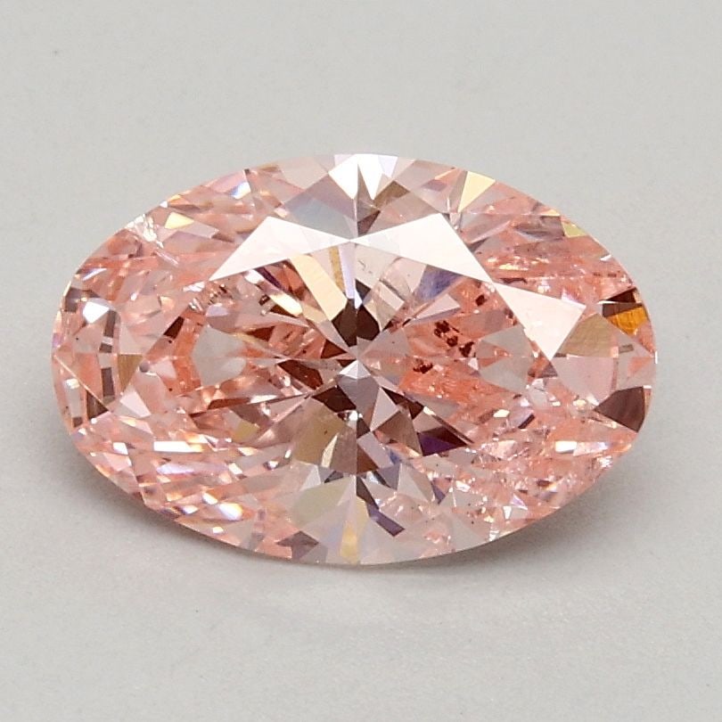 Loose Diamond - OVAL 1.03ct Fancy Intense Pink SI2: Loose Diamond - OVAL 1.03ct Fancy Intense Pink SI2 Source: This is a real non-mined Diamond that has been grown in a lab Shape: OVAL Carats: 1.03 Color: Fancy Intense Pink Certification: IGI Video: