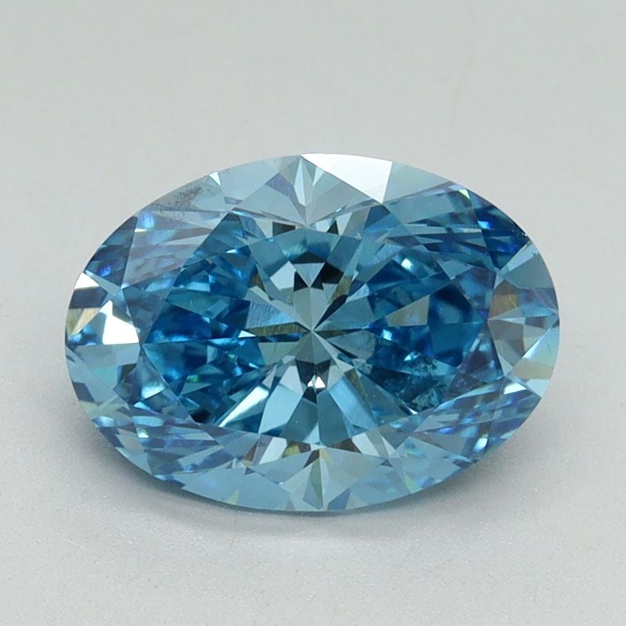 Loose Diamond - OVAL 2.0ct Fancy Vivid Blue VS2: Loose Diamond - OVAL 2.0ct Fancy Vivid Blue VS2 Source: This is a real non-mined Diamond that has been grown in a lab Shape: OVAL Carats: 2.0 Color: Fancy Vivid Blue Certification: IGI Video:
