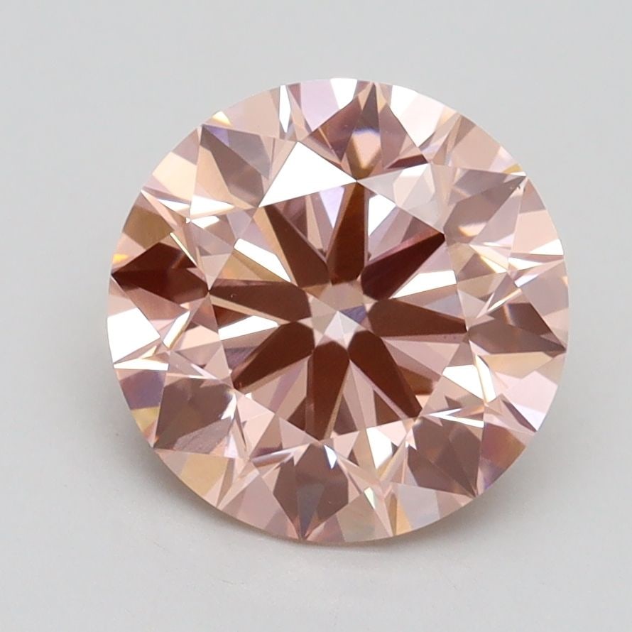 Ideal Loose Diamond - ROUND 2.49ct Fancy Intense Pink VS1 (1 of 1)