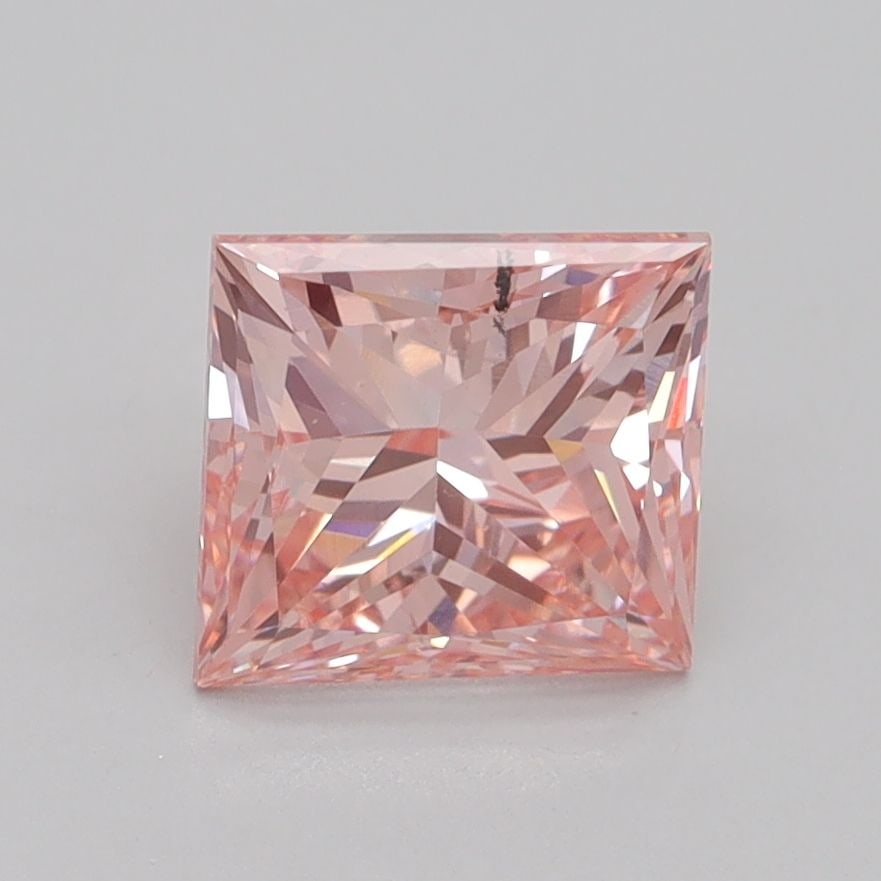 Loose Diamond - PRINCESS 1.8ct Fancy Intense Pink SI1: Loose Diamond - PRINCESS 1.8ct Fancy Intense Pink SI1 Source: This is a real non-mined Diamond that has been grown in a lab Shape: PRINCESS Carats: 1.8 Color: Fancy Intense Pink Certification: IGI