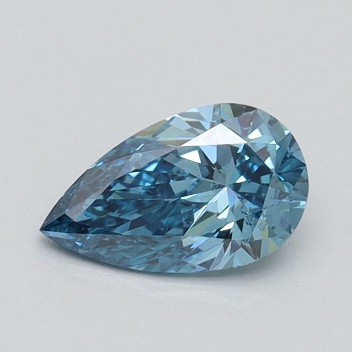 Loose Diamond - PEAR 0.5ct Fancy Vivid Blue VS2: Loose Diamond - PEAR 0.5ct Fancy Vivid Blue VS2 Source: This is a real non-mined Diamond that has been grown in a lab Shape: PEAR Carats: 0.5 Color: Fancy Vivid Blue Certification: IGI Video: