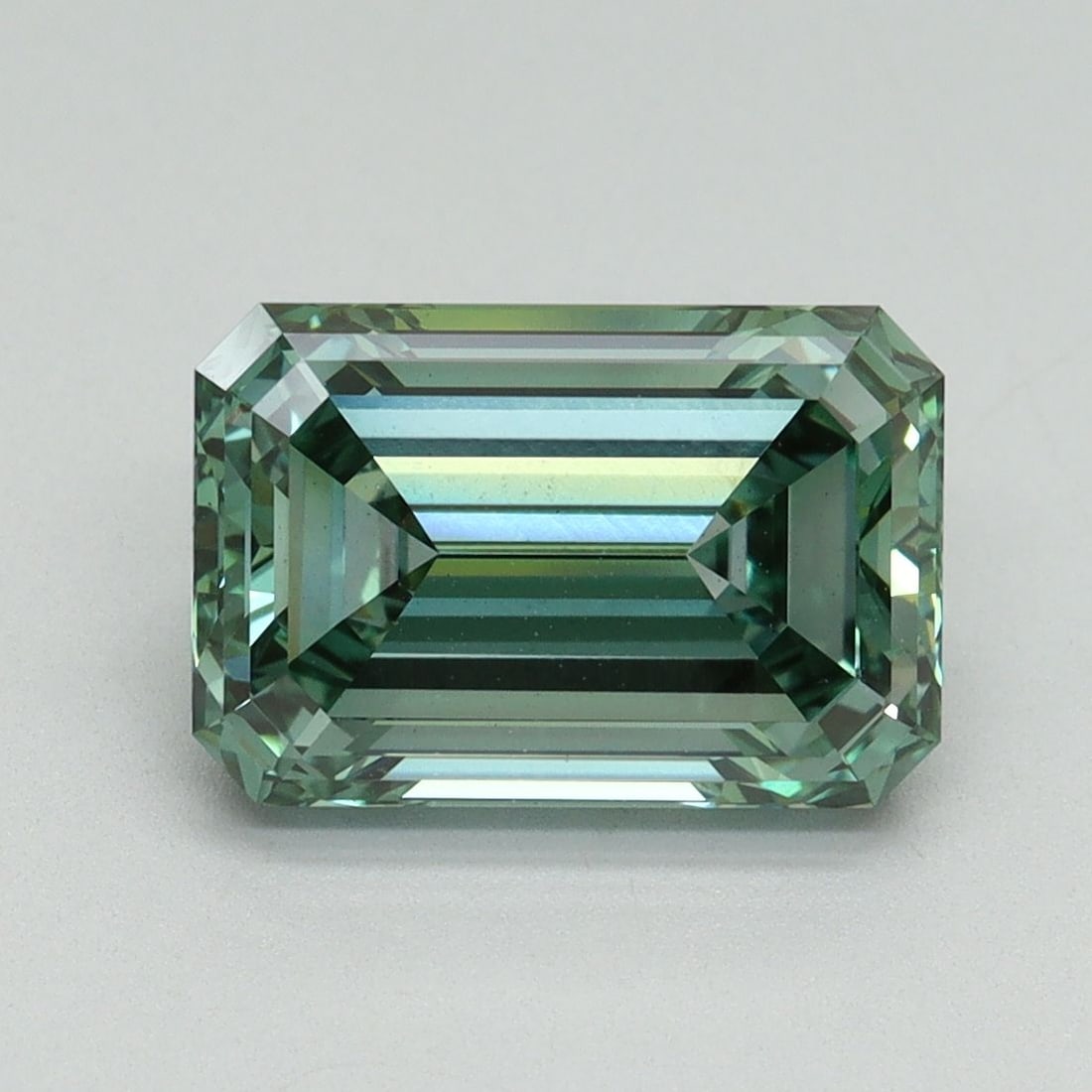Loose Diamond - EMERALD 3.06ct Fancy Vivid Green VS1 (1 of 1)