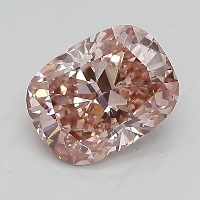 Loose Diamond - CUSHION MODIFIED 0.98ct Fancy Intense Pink VS2: Loose Diamond - CUSHION MODIFIED 0.98ct Fancy Intense Pink VS2 Source: This is a real non-mined Diamond that has been grown in a lab Shape: CUSHION MODIFIED Carats: 0.98 Color: Fancy Intense Pink Cert