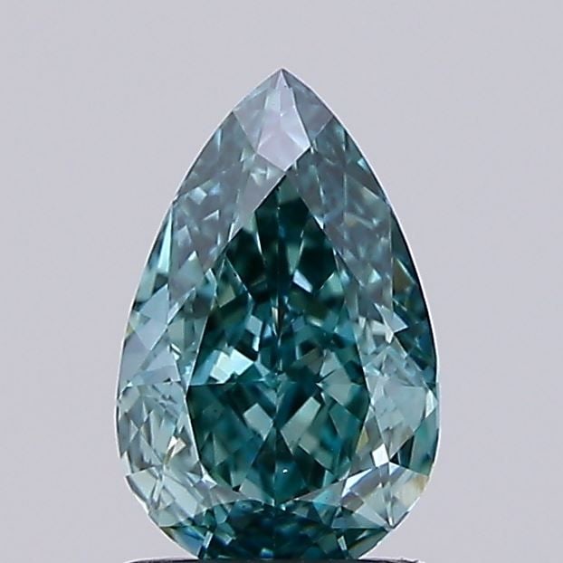 Loose Diamond - PEAR 1.09ct Fancy Vivid Green VS1: Loose Diamond - PEAR 1.09ct Fancy Vivid Green VS1 Source: This is a real non-mined Diamond that has been grown in a lab Shape: PEAR Carats: 1.09 Color: Fancy Vivid Green Certification: IGI Video: