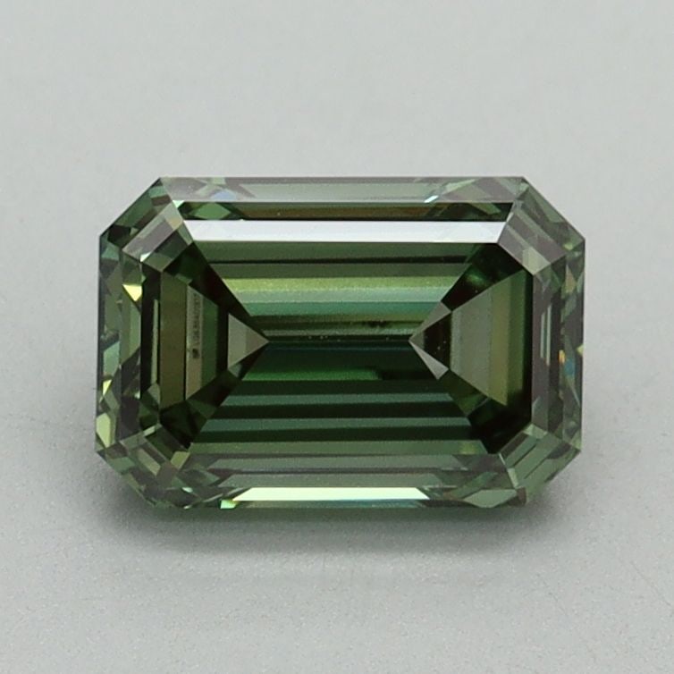 Loose Diamond - EMERALD 1.22ct Fancy Vivid Green VS2 (1 of 1)