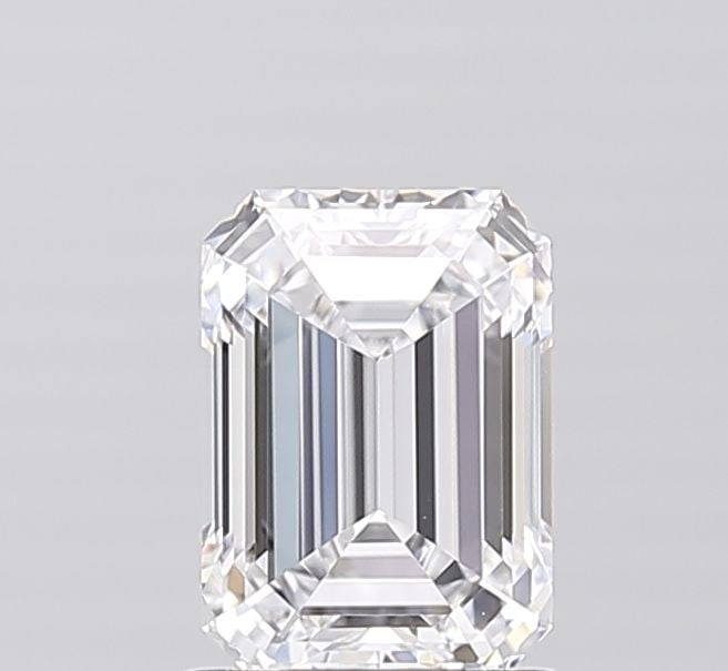Loose Diamond - EMERALD 1.51ct D VVS2: Loose Diamond - EMERALD 1.51ct D VVS2 Source: This is a real non-mined Diamond that has been grown in a lab Shape: EMERALD Carats: 1.51 Color: D Clarity: VVS2 Certification: IGI Video: