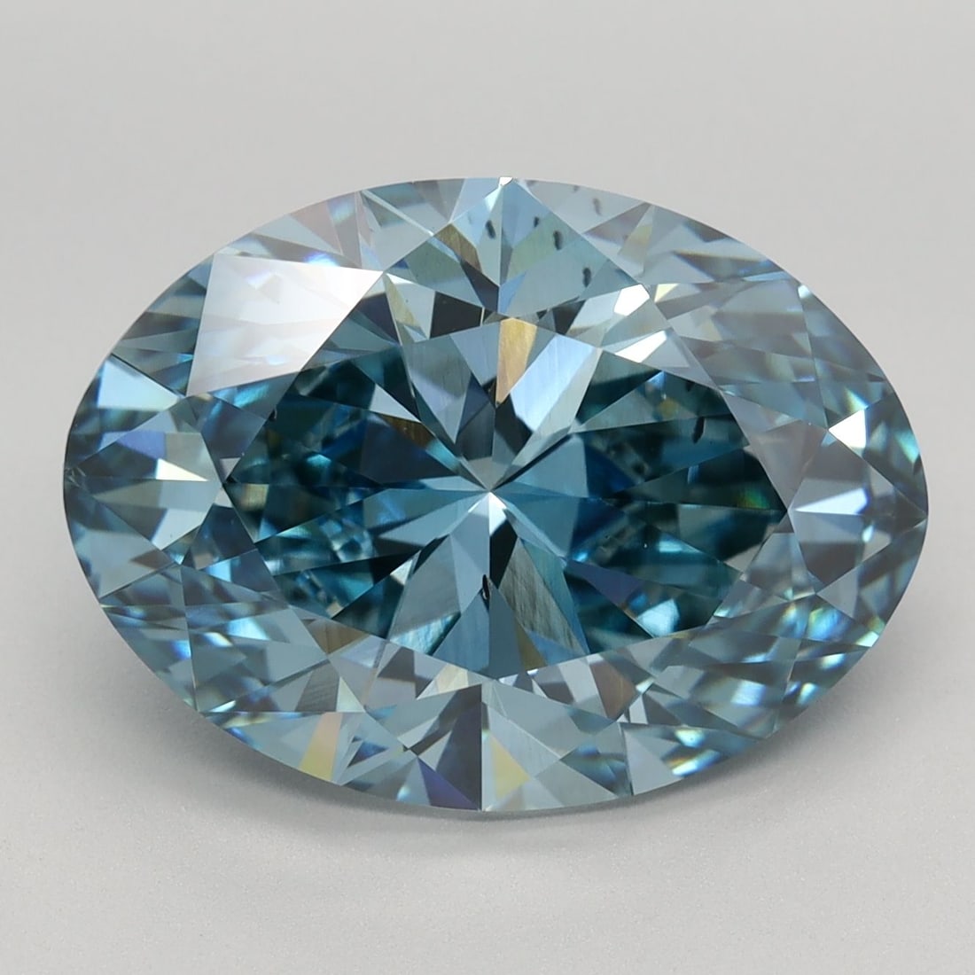 Loose Diamond - OVAL 6.08ct Fancy Vivid Blue VS2: Loose Diamond - OVAL 6.08ct Fancy Vivid Blue VS2 Source: This is a real non-mined Diamond that has been grown in a lab Shape: OVAL Carats: 6.08 Color: Fancy Vivid Blue Certification: IGI Video: