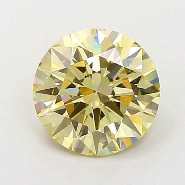 Loose Diamond - ROUND 3.94ct Fancy Light Yellow VS1: Loose Diamond - ROUND 3.94ct Fancy Light Yellow VS1 Source: This is a real non-mined Diamond that has been grown in a lab Shape: ROUND Carats: 3.94 Color: Fancy Light Yellow Certification: IGI Video: