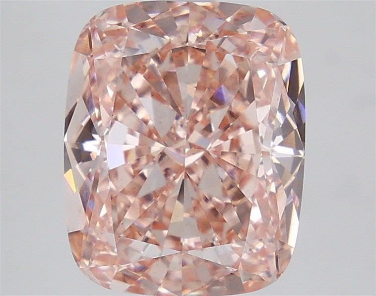 Loose Diamond - CUSHION MODIFIED 5.07ct Fancy Vivid Pink VS2: Loose Diamond - CUSHION MODIFIED 5.07ct Fancy Vivid Pink VS2 Source: This is a real non-mined Diamond that has been grown in a lab Shape: CUSHION MODIFIED Carats: 5.07 Color: Fancy Vivid Pink Certific