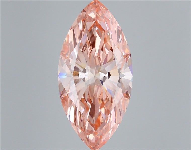 Loose Diamond - MARQUISE 8.02ct Fancy Vivid Pink VS1: Loose Diamond - MARQUISE 8.02ct Fancy Vivid Pink VS1 Source: This is a real non-mined Diamond that has been grown in a lab Shape: MARQUISE Carats: 8.02 Color: Fancy Vivid Pink Certification: IGI Video