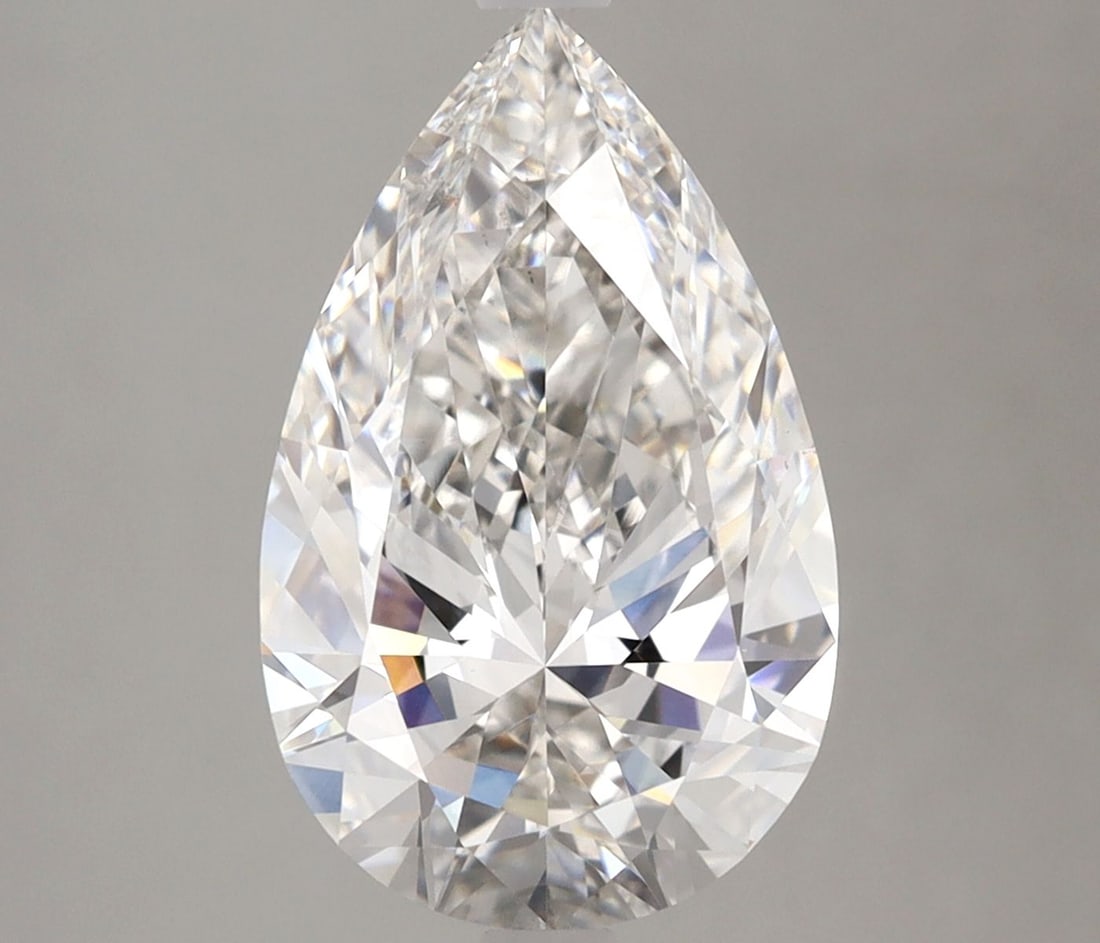 Loose Diamond - PEAR 3.59ct F VVS2: Loose Diamond - PEAR 3.59ct F VVS2 Source: This is a real non-mined Diamond that has been grown in a lab Shape: PEAR Carats: 3.59 Color: F Clarity: VVS2 Certification: GIA Video: