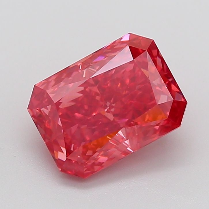 Loose Diamond - RADIANT 4.08ct Fancy Vivid Reddish Pink VS1: Loose Diamond - RADIANT 4.08ct Fancy Vivid Reddish Pink VS1 Source: This is a real non-mined Diamond that has been grown in a lab Shape: RADIANT Carats: 4.08 Color: Fancy Vivid Reddish Pink Certificat