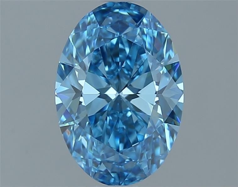 Loose Diamond - OVAL 1.02ct Fancy Vivid Blue VVS2: Loose Diamond - OVAL 1.02ct Fancy Vivid Blue VVS2 Source: This is a real non-mined Diamond that has been grown in a lab Shape: OVAL Carats: 1.02 Color: Fancy Vivid Blue Certification: IGI Video: