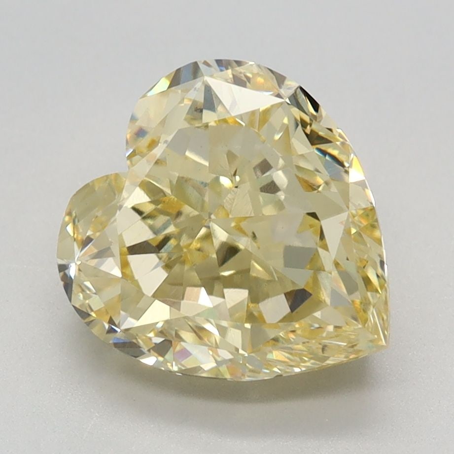 Loose Diamond - HEART 3.03ct Fancy Intense Yellow VVS2: Loose Diamond - HEART 3.03ct Fancy Intense Yellow VVS2 Source: This is a real non-mined Diamond that has been grown in a lab Shape: HEART Carats: 3.03 Color: Fancy Intense Yellow Certification: IGI Vi