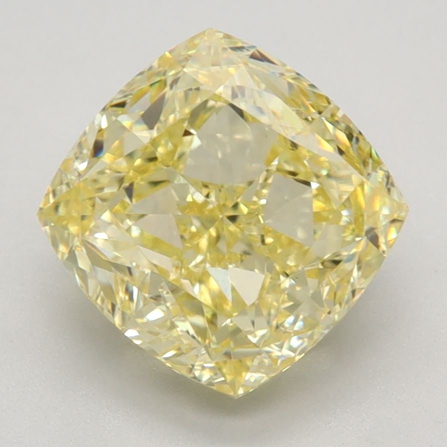 Loose Diamond - CUSHION MODIFIED 3.31ct Fancy Intense Yellow VS1: Loose Diamond - CUSHION MODIFIED 3.31ct Fancy Intense Yellow VS1 Source: This is a real non-mined Diamond that has been grown in a lab Shape: CUSHION MODIFIED Carats: 3.31 Color: Fancy Intense Yellow 