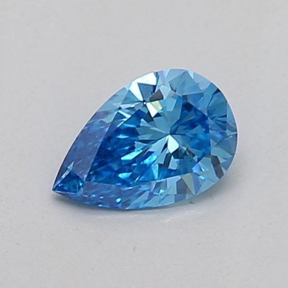 Loose Diamond - PEAR 0.2ct Fancy Vivid Blue VS1 (1 of 1)