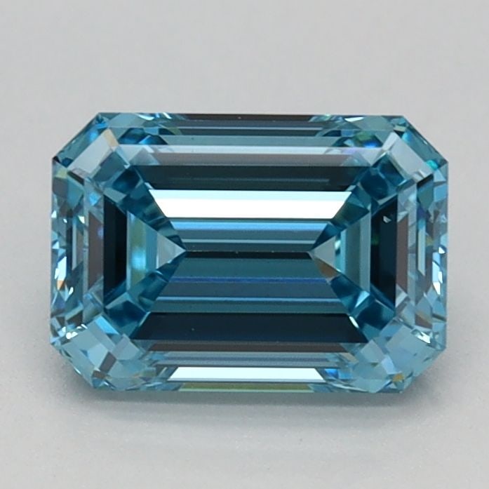 Loose Diamond - EMERALD 1.0ct Fancy Vivid Blue VS1: Loose Diamond - EMERALD 1.0ct Fancy Vivid Blue VS1 Source: This is a real non-mined Diamond that has been grown in a lab Shape: EMERALD Carats: 1.0 Color: Fancy Vivid Blue Certification: IGI Video: