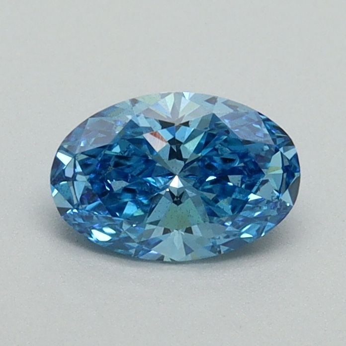 Loose Diamond - OVAL 0.55ct Fancy Vivid Blue SI1: Loose Diamond - OVAL 0.55ct Fancy Vivid Blue SI1 Source: This is a real non-mined Diamond that has been grown in a lab Shape: OVAL Carats: 0.55 Color: Fancy Vivid Blue Certification: IGI Video:
