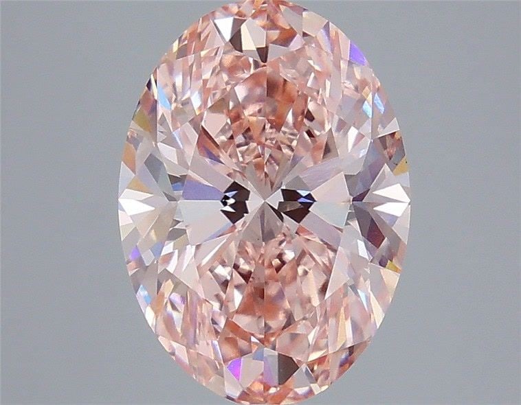Loose Diamond - OVAL 4.02ct Fancy Vivid Pink VS1: Loose Diamond - OVAL 4.02ct Fancy Vivid Pink VS1 Source: This is a real non-mined Diamond that has been grown in a lab Shape: OVAL Carats: 4.02 Color: Fancy Vivid Pink Certification: IGI Video: