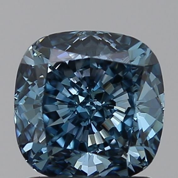 Loose Diamond - CUSHION BRILLIANT 1.49ct Blue VS1: Loose Diamond - CUSHION BRILLIANT 1.49ct Blue VS1 Source: This is a real non-mined Diamond that has been grown in a lab Shape: CUSHION BRILLIANT Carats: 1.49 Color: Blue Certification: NONE Video: