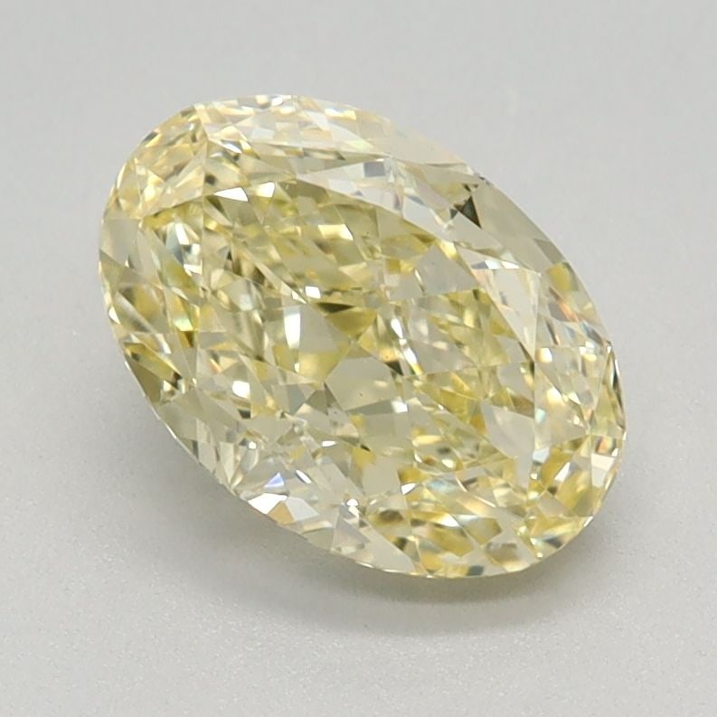 Loose Diamond - OVAL 1.26ct Fancy Intense Yellow VS1: Loose Diamond - OVAL 1.26ct Fancy Intense Yellow VS1 Source: This is a real non-mined Diamond that has been grown in a lab Shape: OVAL Carats: 1.26 Color: Fancy Intense Yellow Certification: IGI Video