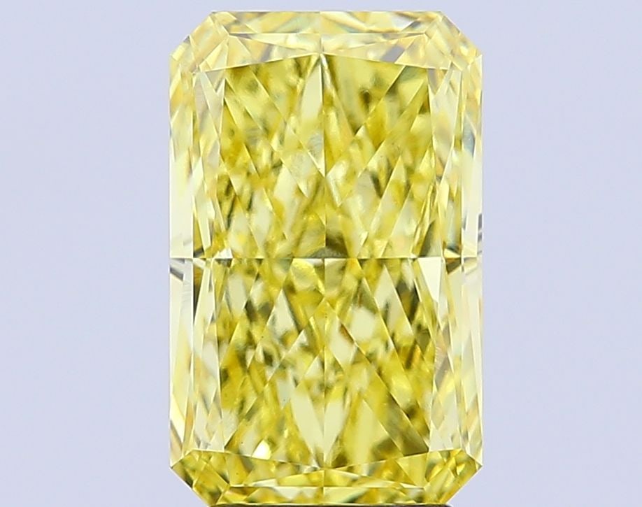 Loose Diamond - RADIANT 4.05ct Fancy Vivid Yellow VVS2: Loose Diamond - RADIANT 4.05ct Fancy Vivid Yellow VVS2 Source: This is a real non-mined Diamond that has been grown in a lab Shape: RADIANT Carats: 4.05 Color: Fancy Vivid Yellow Certification: IGI Vi