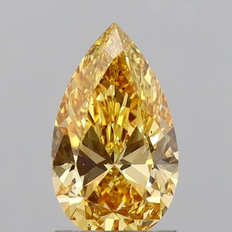 Loose Diamond - PEAR 1.5ct Fancy Vivid Yellow VS2: Loose Diamond - PEAR 1.5ct Fancy Vivid Yellow VS2 Source: This is a real non-mined Diamond that has been grown in a lab Shape: PEAR Carats: 1.5 Color: Fancy Vivid Yellow Certification: NONE Video: