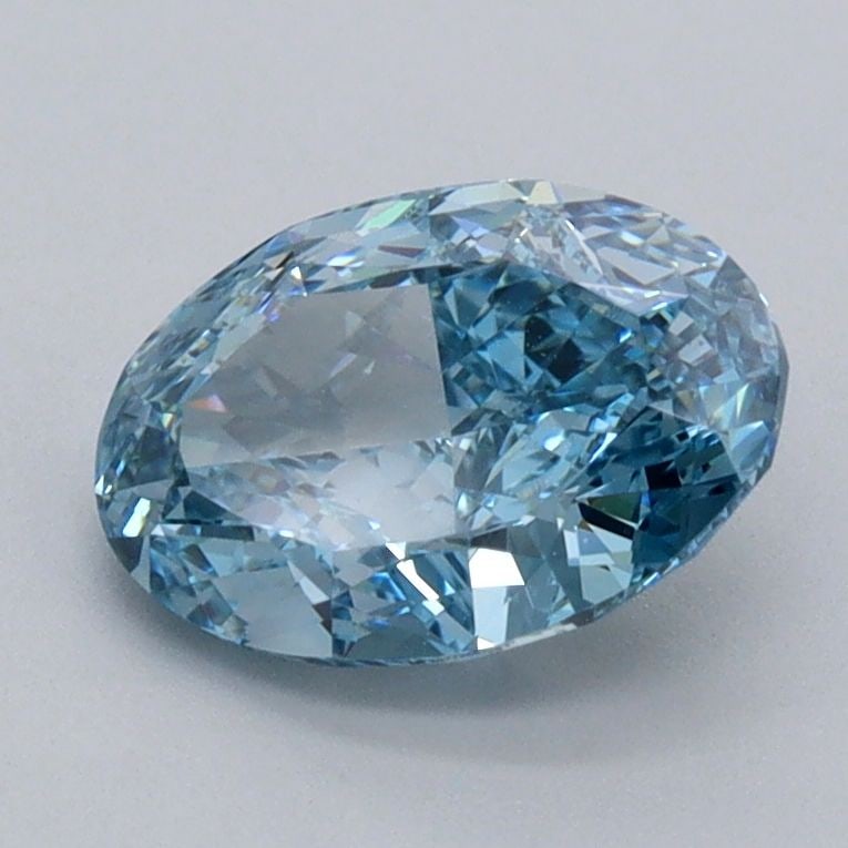 Loose Diamond - OVAL 1.55ct Fancy Vivid Blue VVS2: Loose Diamond - OVAL 1.55ct Fancy Vivid Blue VVS2 Source: This is a real non-mined Diamond that has been grown in a lab Shape: OVAL Carats: 1.55 Color: Fancy Vivid Blue Certification: IGI The Diamond 