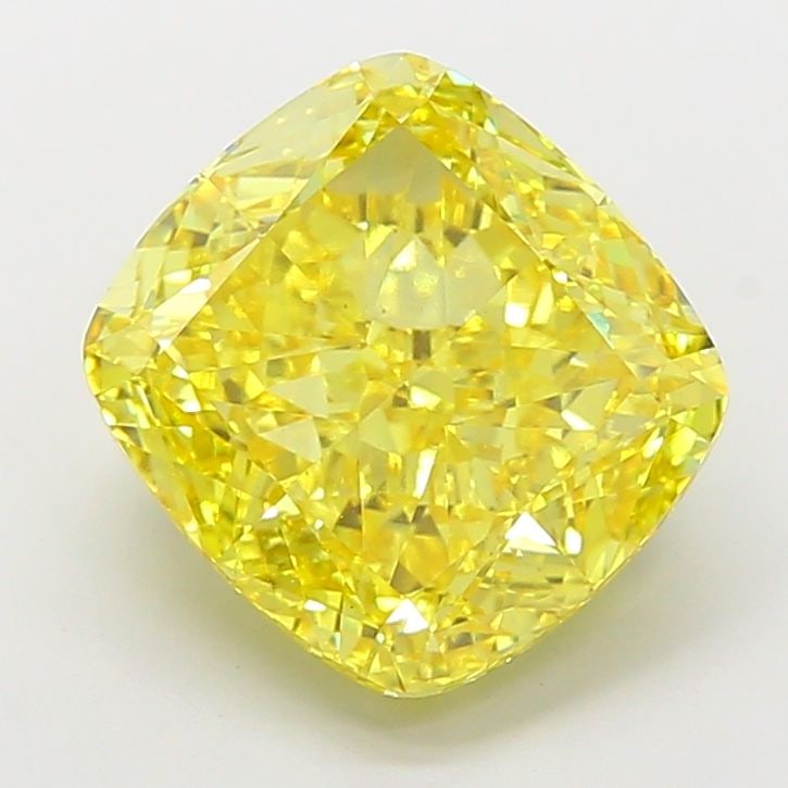 Loose Diamond - CUSHION MODIFIED 10.01ct Fancy Vivid Yellow VS1: Loose Diamond - CUSHION MODIFIED 10.01ct Fancy Vivid Yellow VS1 Source: This is a real non-mined Diamond that has been grown in a lab Shape: CUSHION MODIFIED Carats: 10.01 Color: Fancy Vivid Yellow Ce