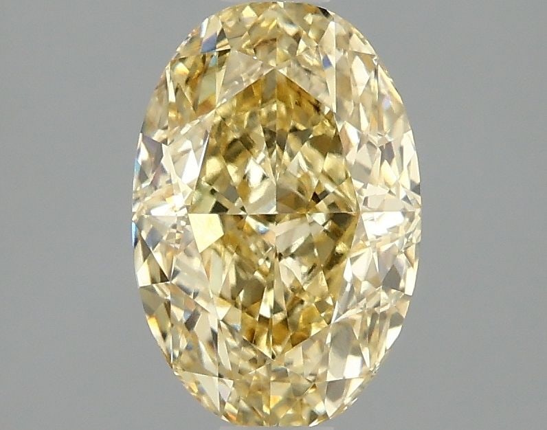 Loose Diamond - OVAL 2.02ct Fancy Intense Yellow VS2: Loose Diamond - OVAL 2.02ct Fancy Intense Yellow VS2 Source: This is a real non-mined Diamond that has been grown in a lab Shape: OVAL Carats: 2.02 Color: Fancy Intense Yellow Certification: IGI Video