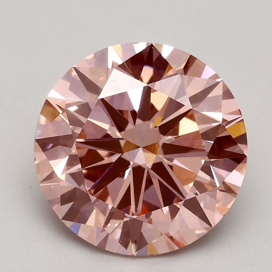 Loose Diamond - ROUND 2.5ct Fancy Intense Pink SI1: Loose Diamond - ROUND 2.5ct Fancy Intense Pink SI1 Source: This is a real non-mined Diamond that has been grown in a lab Shape: ROUND Carats: 2.5 Color: Fancy Intense Pink Certification: IGI Video: