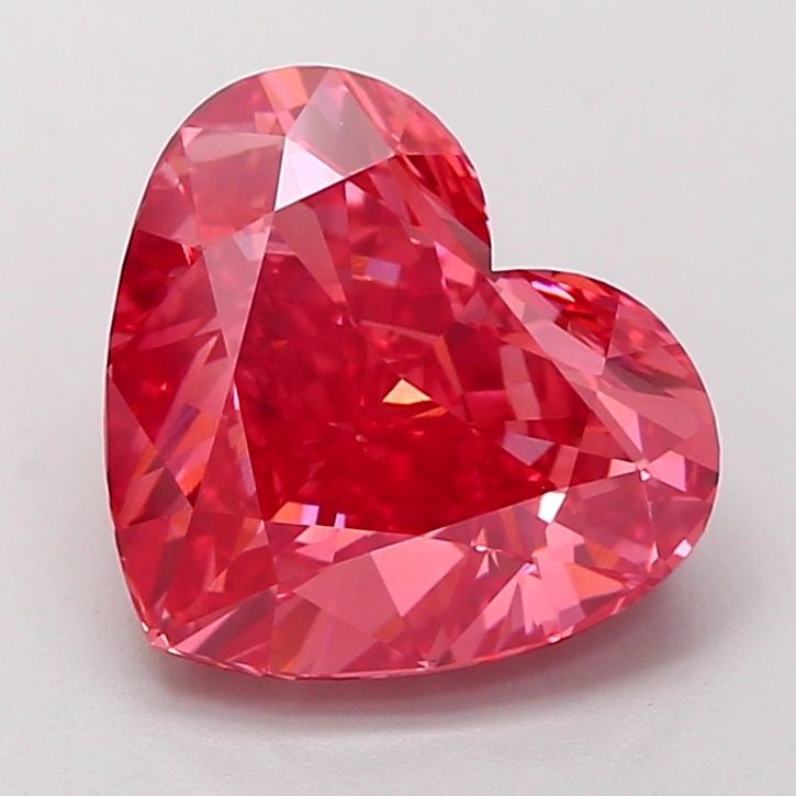 Loose Diamond - HEART 4.01ct Fancy Vivid Pink VS1: Loose Diamond - HEART 4.01ct Fancy Vivid Pink VS1 Source: This is a real non-mined Diamond that has been grown in a lab Shape: HEART Carats: 4.01 Color: Fancy Vivid Pink Certification: IGI Video: