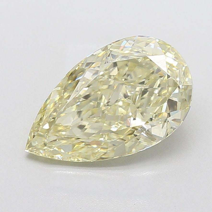 Loose Diamond - PEAR 6.02ct Fancy Yellow VS1 (1 of 1)