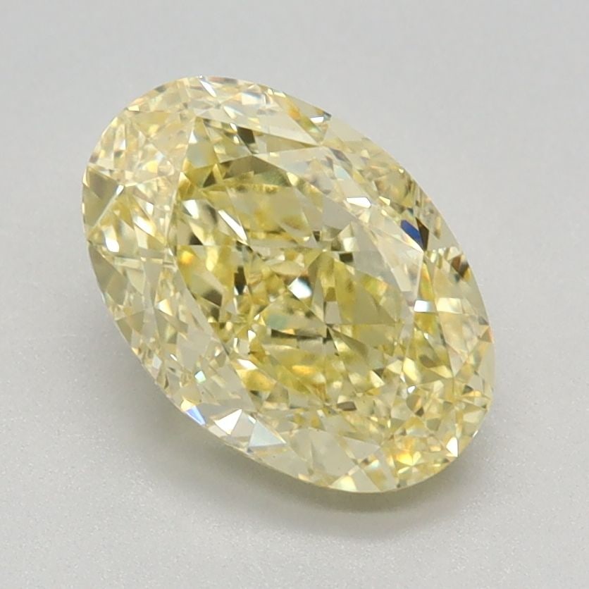 Loose Diamond - OVAL 1.64ct Fancy Intense Yellow VS1: Loose Diamond - OVAL 1.64ct Fancy Intense Yellow VS1 Source: This is a real non-mined Diamond that has been grown in a lab Shape: OVAL Carats: 1.64 Color: Fancy Intense Yellow Certification: IGI Video