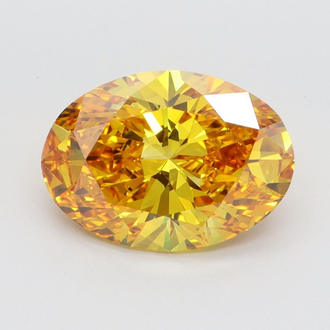 Loose Diamond - OVAL 3.85ct Fancy Vivid Yellow VS1: Loose Diamond - OVAL 3.85ct Fancy Vivid Yellow VS1 Source: This is a real non-mined Diamond that has been grown in a lab Shape: OVAL Carats: 3.85 Color: Fancy Vivid Yellow Certification: IGI Video: