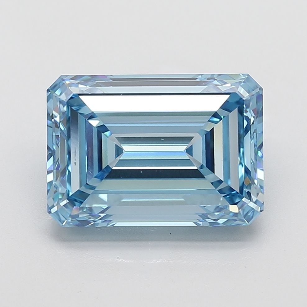Loose Diamond - EMERALD 10.0ct Fancy Vivid Blue VS1: Loose Diamond - EMERALD 10.0ct Fancy Vivid Blue VS1 Source: This is a real non-mined Diamond that has been grown in a lab Shape: EMERALD Carats: 10.0 Color: Fancy Vivid Blue Certification: IGI Video: